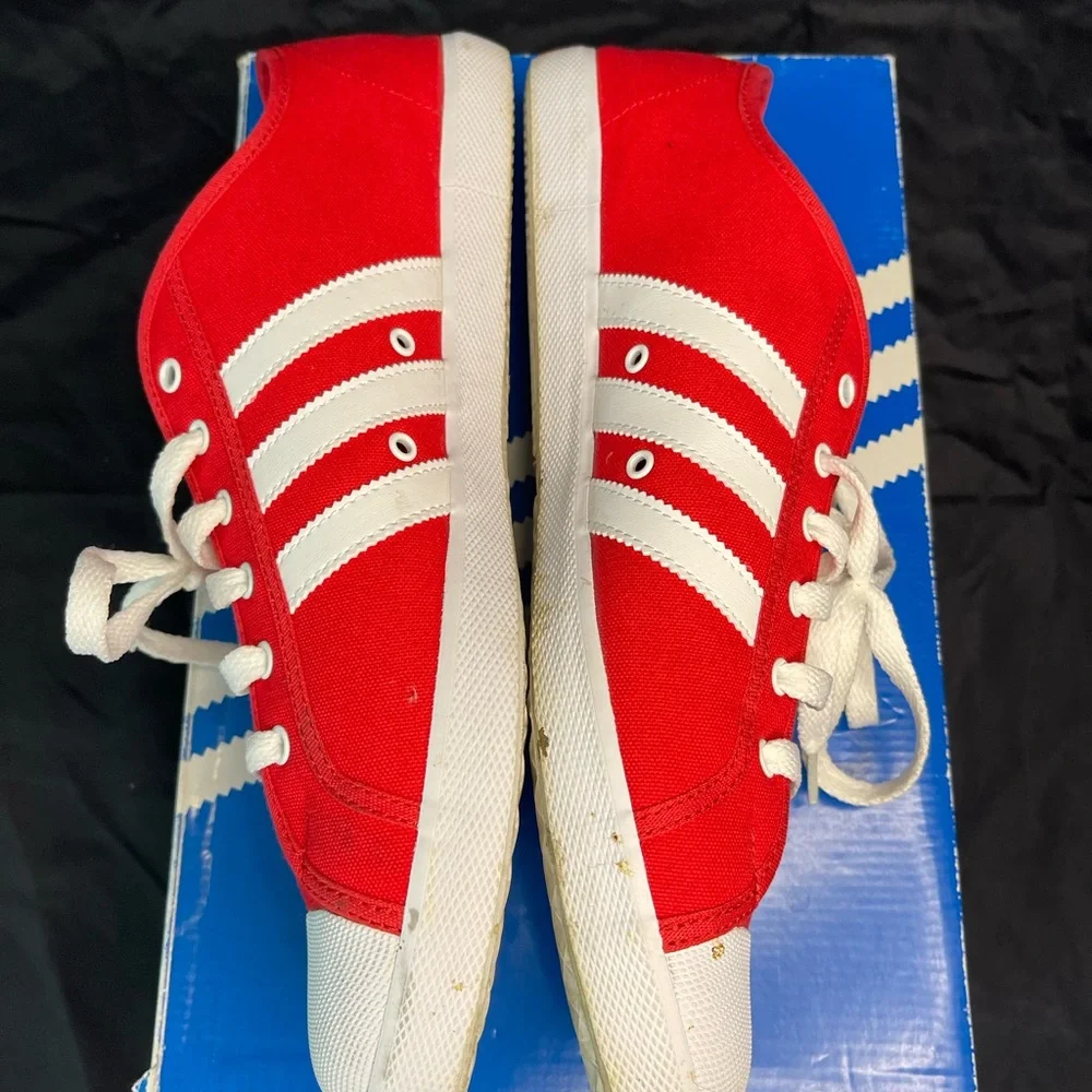 Adidas San Reno Red Size 13‎ Pre Owned w/box
